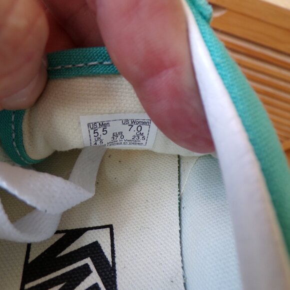 Vans Unisex Shoes Old Skool Waterfall / True White Color Womens Size 7 - Picture 6 of 10